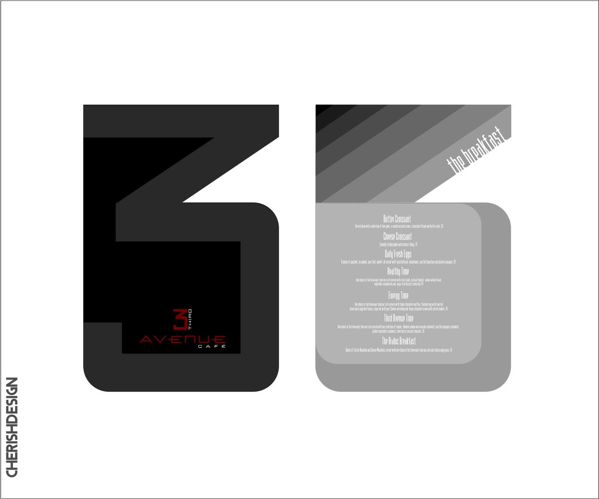 Menu Design by CHD for RSI | Design #2356743