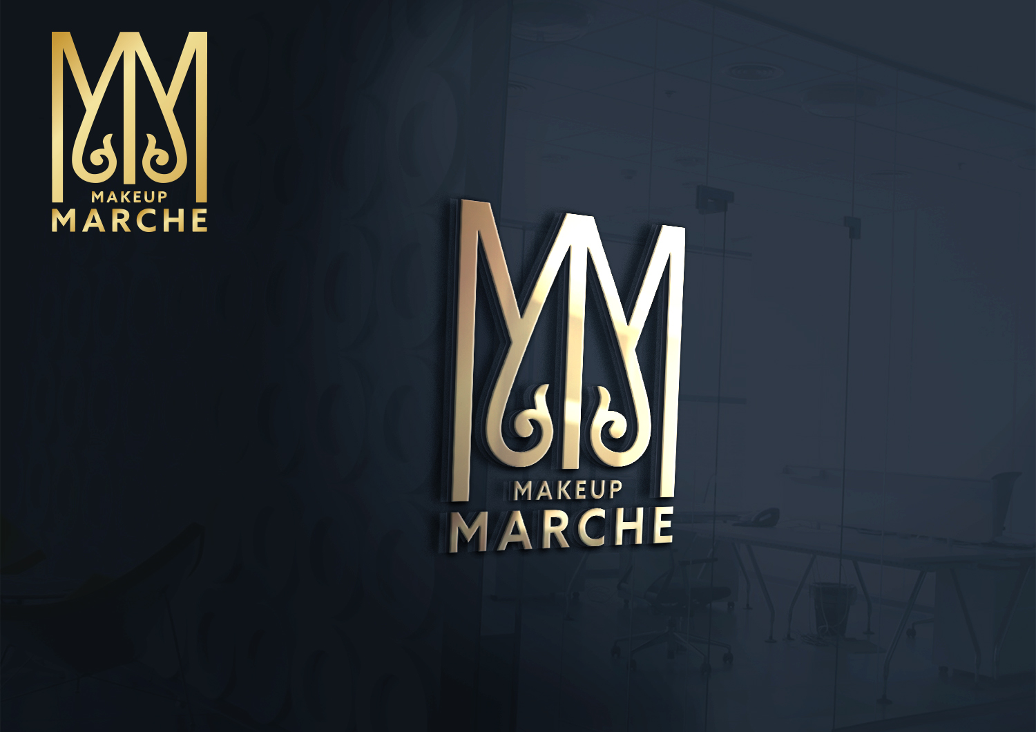 Logo Design by maria-kaz for Makeup Marché Pte Ltd | Design #11746134