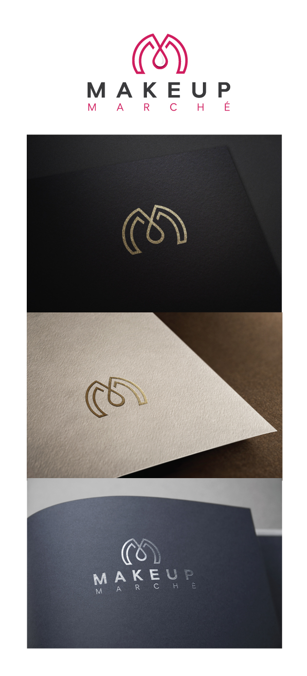 Logo Design by ecorokerz for Makeup Marché Pte Ltd | Design #11711554