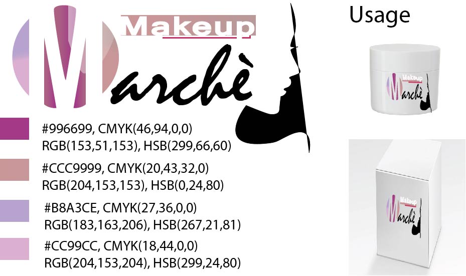 Logo Design by Thikitty2412 for Makeup Marché Pte Ltd | Design #11728601
