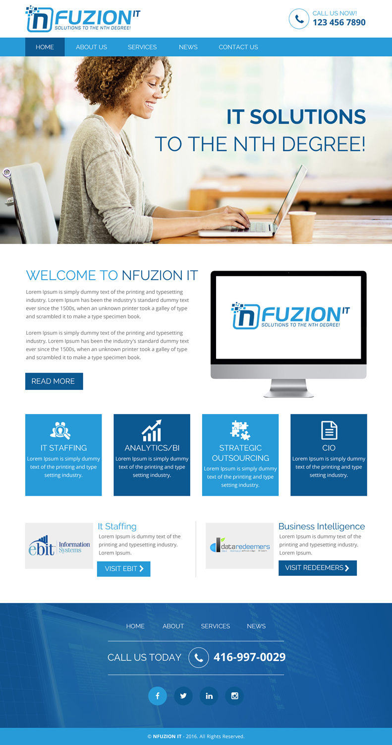 Web Design par rightway pour ce projet | Design #11748035