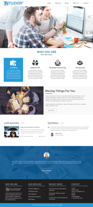 Web Design par Xclusive Designers pour ce projet | Design : #11736304