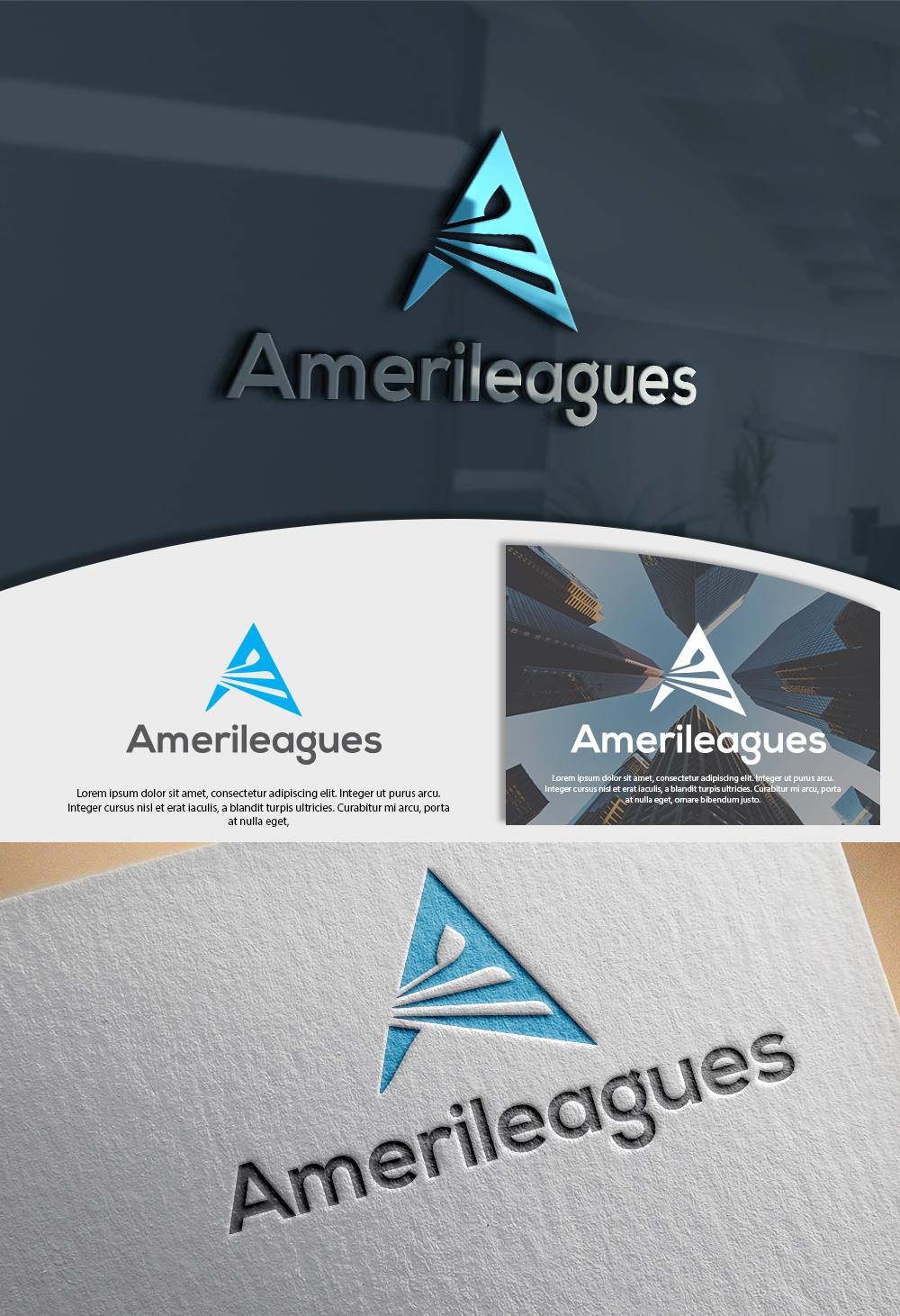 Logo Design by Renewable for Amerileagues | Design #15070036