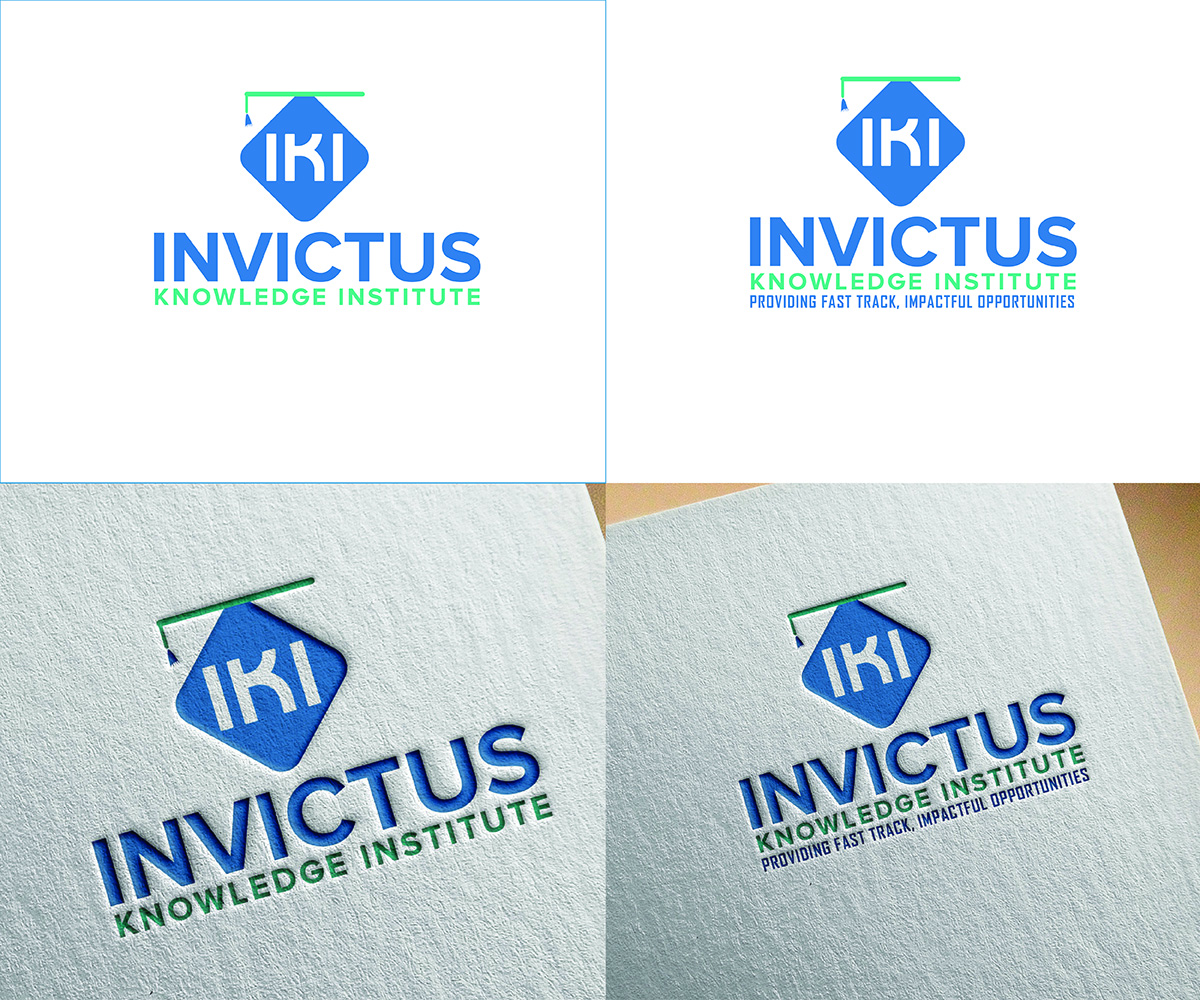 Logo-Design von eMARK für Invictus Knowledge Institute | Design #11720742
