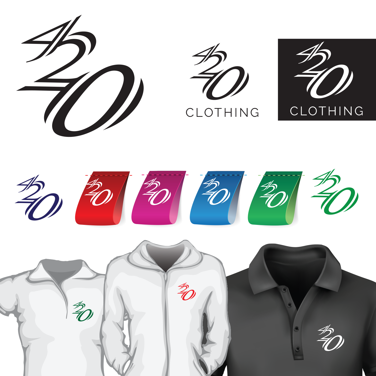 Logo-Design von Soula Vetter für 420 Clothes Company | Design #11707999