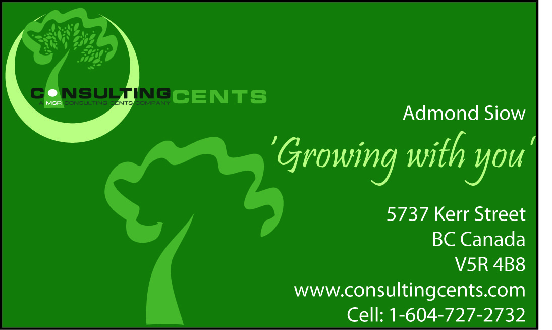 Business Card Design by Emily Butters for MSR Consulting Cents | Design #25743