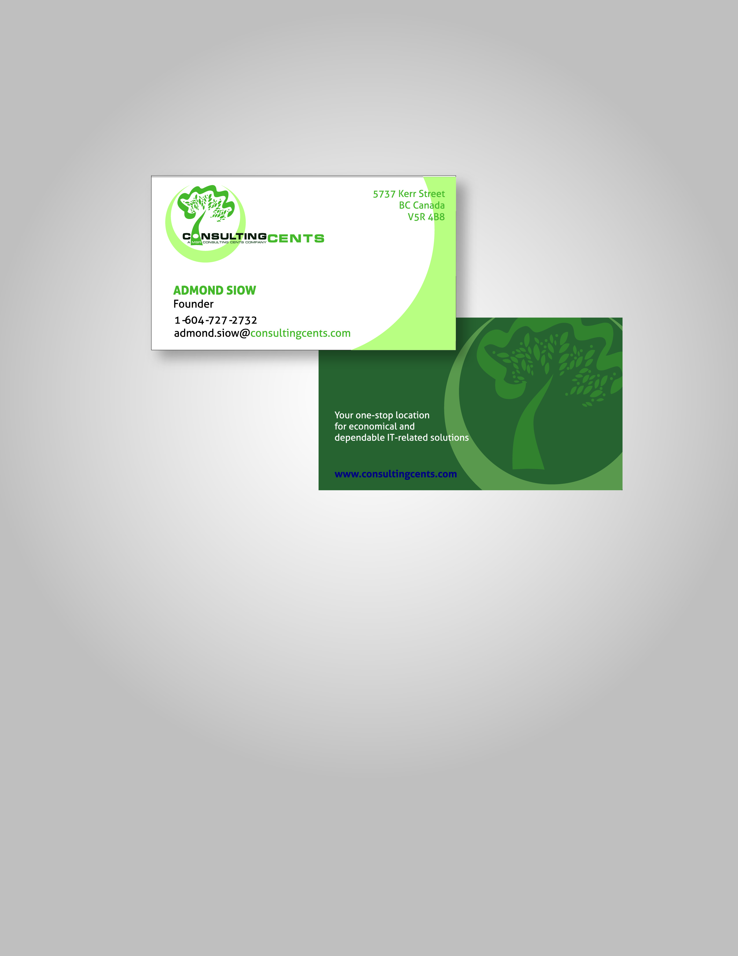Business Card Design by Julius Reque for MSR Consulting Cents | Design #25439