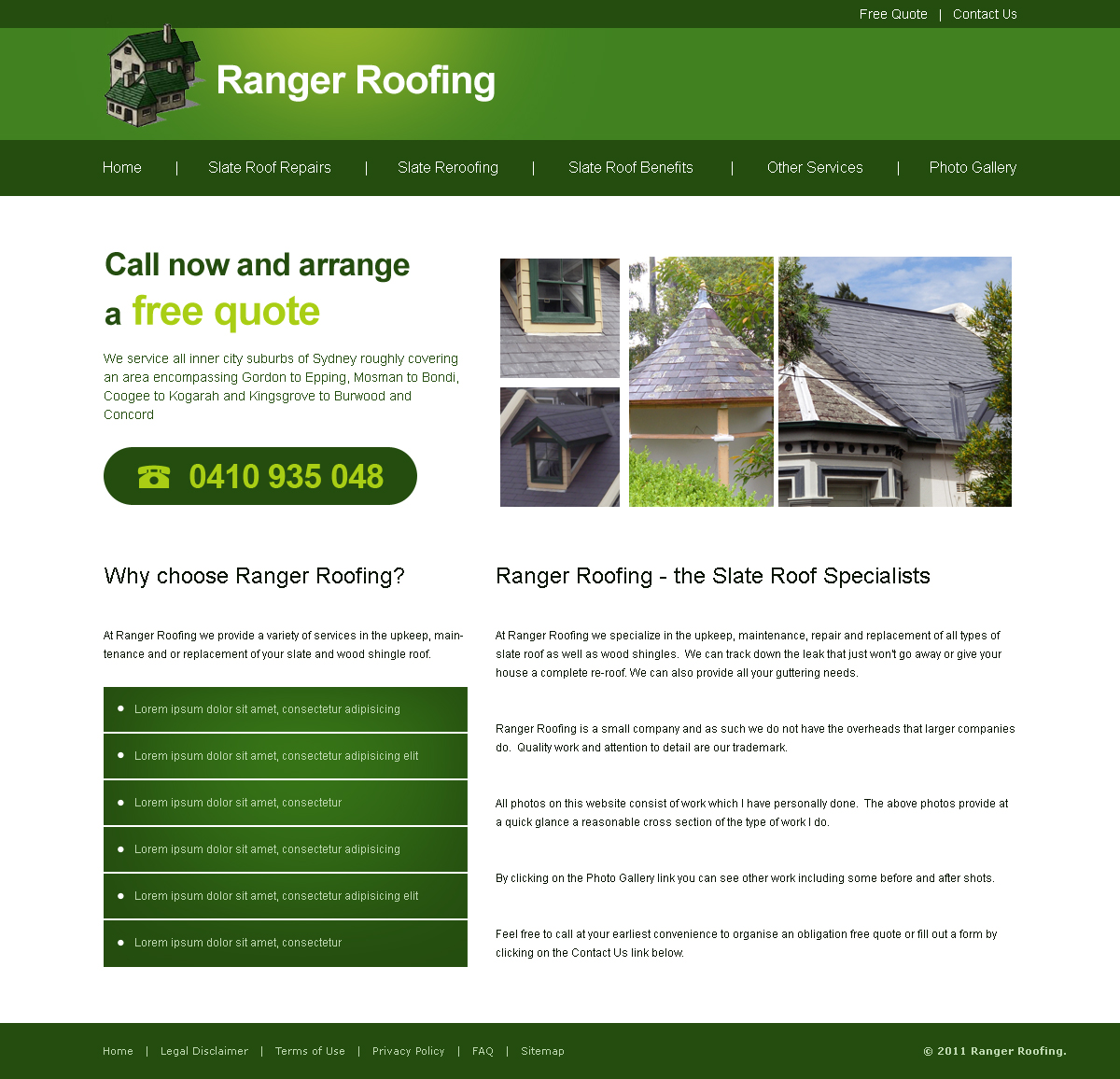 Web Design by - - for this project | Design #489778