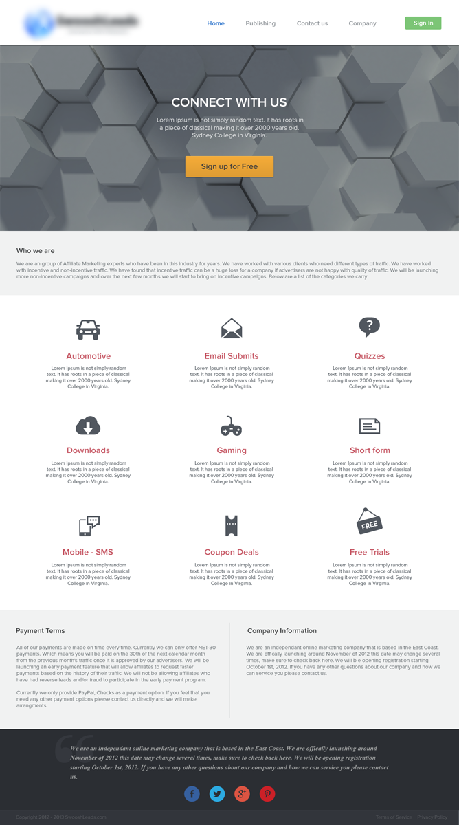 Web Design by Inndovation for this project | Design #2379332