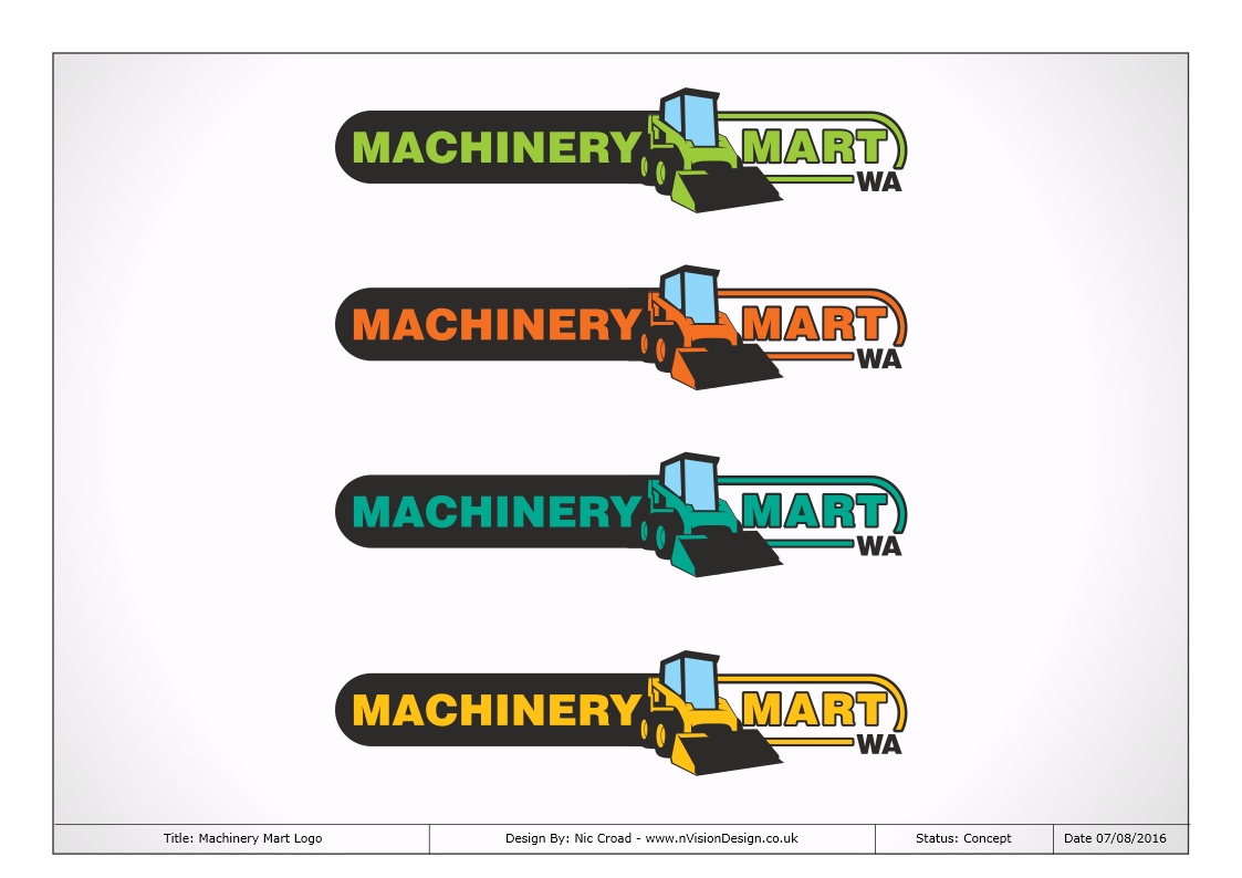 Design de Logo par nvisiondesign.co.uk pour Machinery Mart WA | Design #11695701