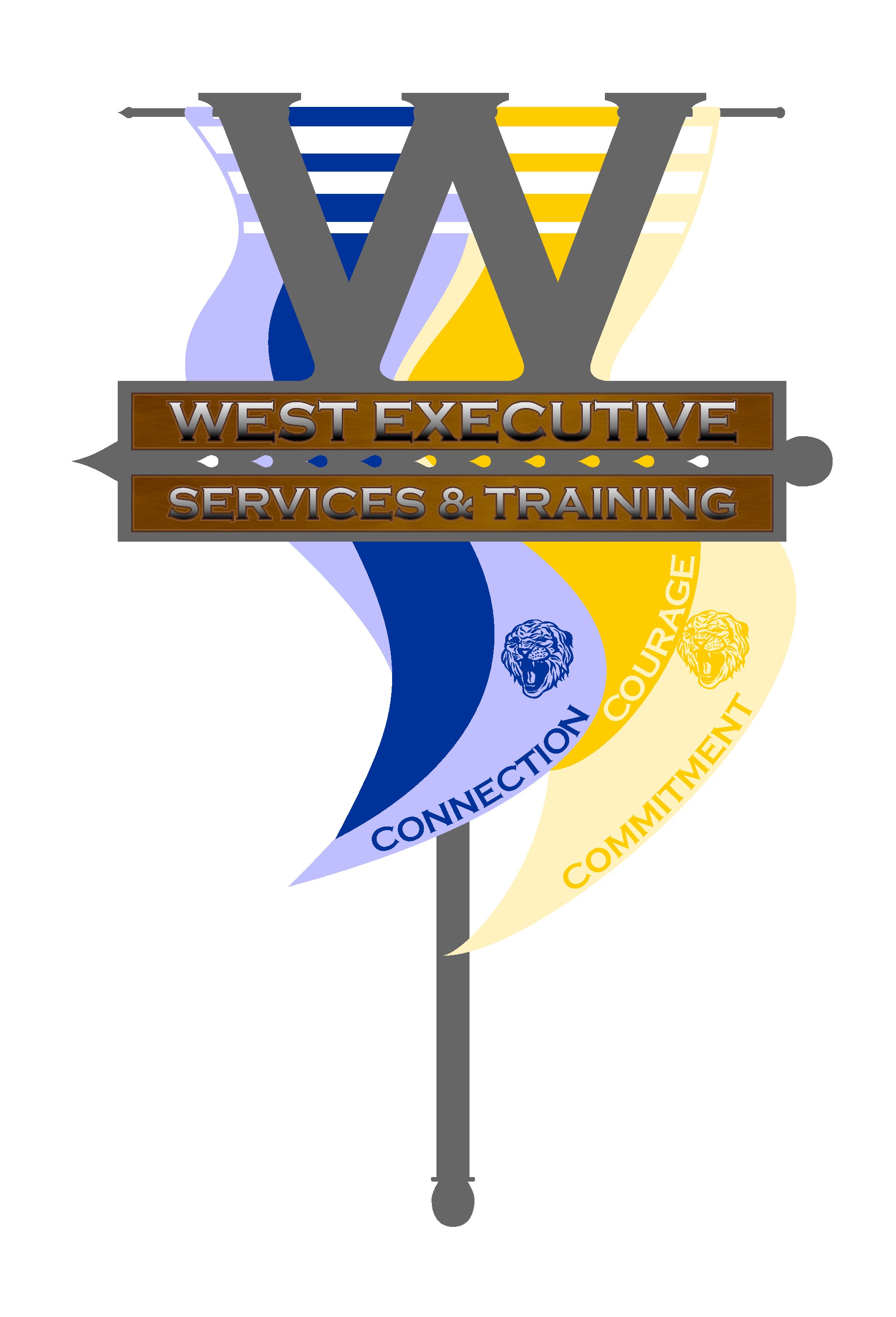 Logo Design by Vivo Visual Voice for West Executive Services & Training | Design #27824