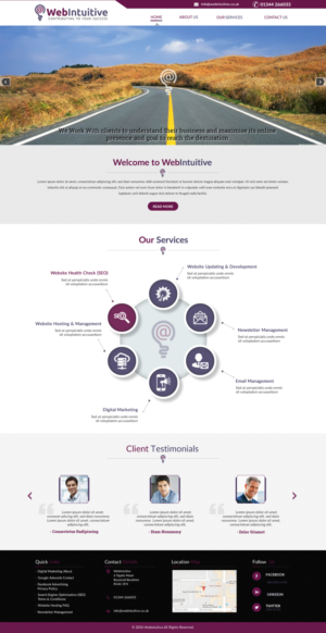 Web Design by harmi_199 for WebIntuitive | Design: #12110794