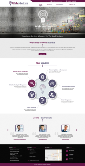 Web Design by harmi_199 for WebIntuitive | Design: #12121060