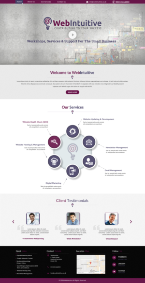 Web Design by harmi_199 for WebIntuitive | Design: #12121061
