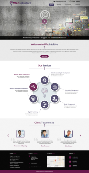 Web Design by harmi_199 for WebIntuitive | Design: #12121062