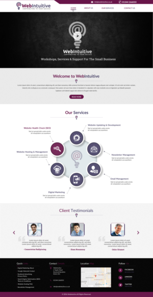 Web Design by harmi_199 for WebIntuitive | Design: #12135092
