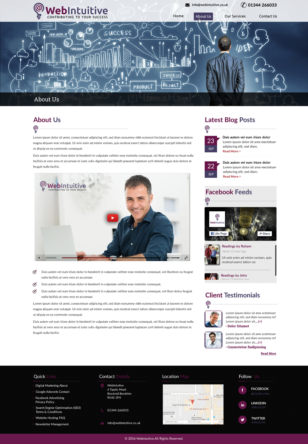 Web Design by harmi_199 for WebIntuitive | Design #12135093