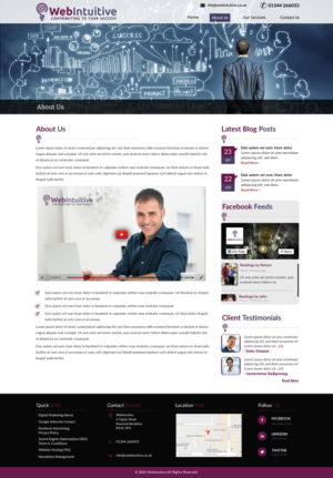 Web Design by harmi_199 for WebIntuitive | Design: #12135093