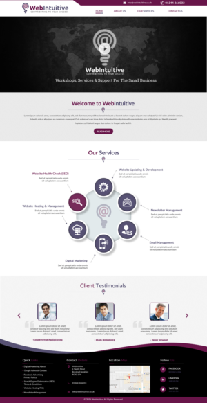 Web Design by harmi_199 for WebIntuitive | Design: #12154643