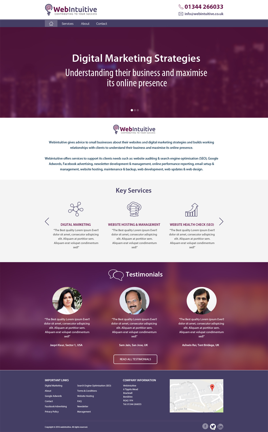 Web Design by Jagannath for WebIntuitive | Design #12043836