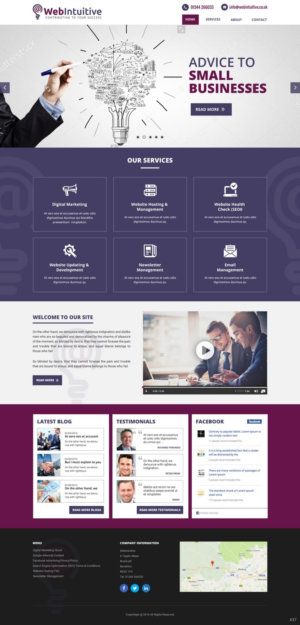 Web Design by pb for WebIntuitive | Design: #12015180