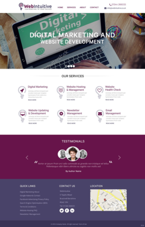 Web Design by pb for WebIntuitive | Design: #12015184