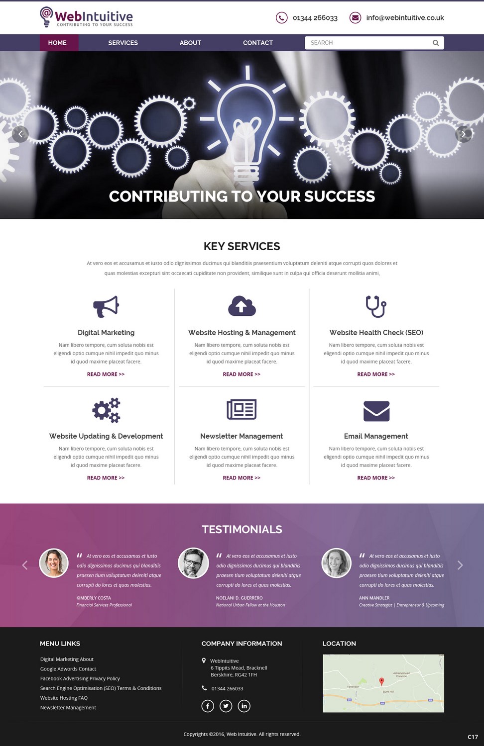 Web Design by pb for WebIntuitive | Design #12015185
