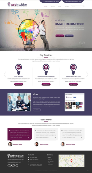 Web Design by pb for WebIntuitive | Design: #12015191