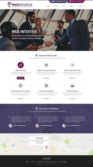 Web Design by pb for WebIntuitive | Design: #12015192