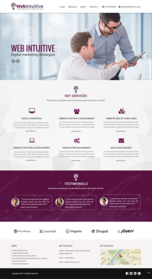 Web Design by pb for WebIntuitive | Design: #12016126