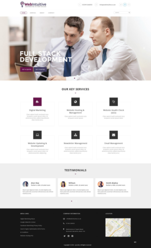 Web Design by pb for WebIntuitive | Design: #12023652