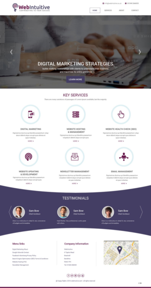 Web Design by pb for WebIntuitive | Design: #12023653