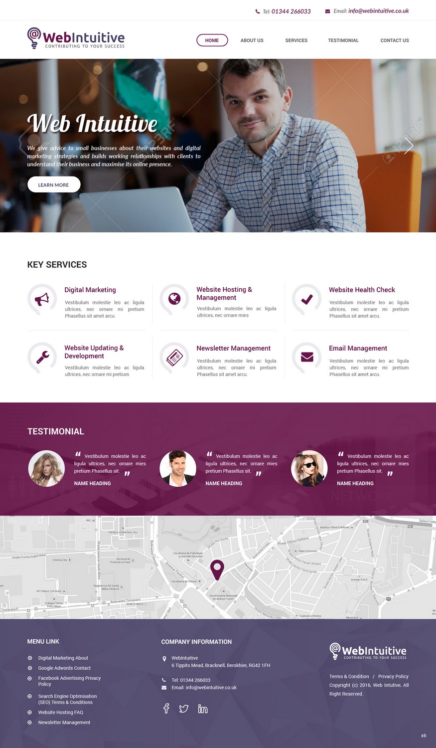 Web Design by pb for WebIntuitive | Design #12023655