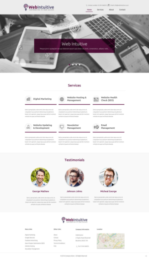 Web Design by pb for WebIntuitive | Design: #12023670