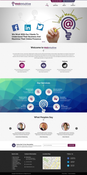 Web Design by Sbss for WebIntuitive | Design: #12025630