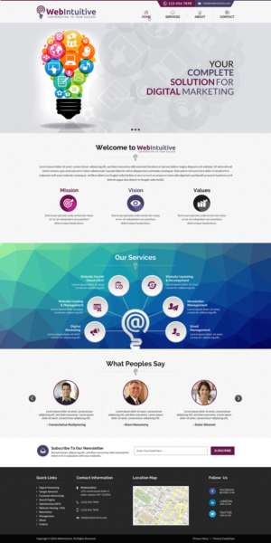 Web Design by Sbss for WebIntuitive | Design: #12025632