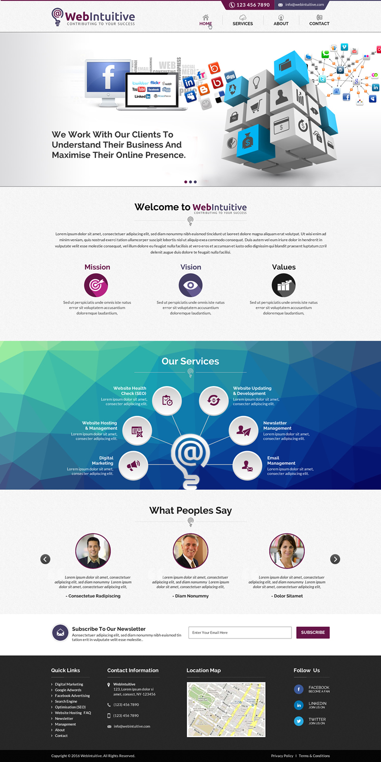 Web Design by Sbss for WebIntuitive | Design #12025633