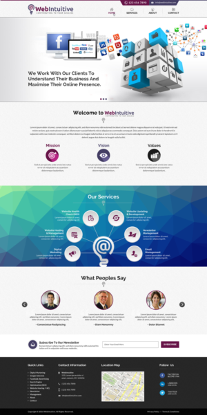 Web Design by Sbss for WebIntuitive | Design: #12025633