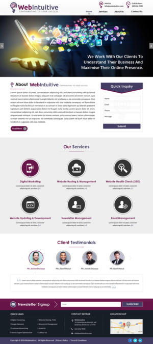 Web Design by Sbss for WebIntuitive | Design: #12025751