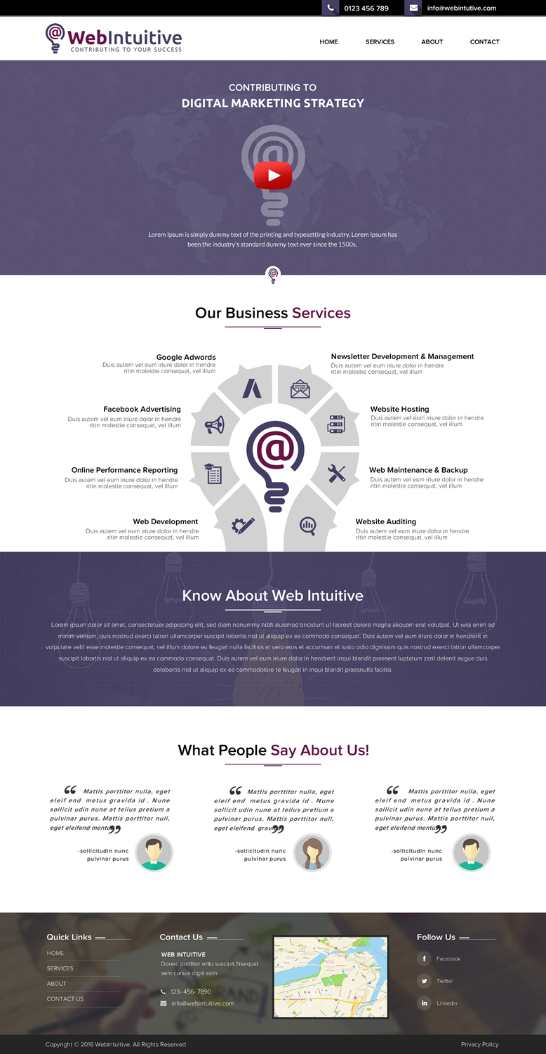 Web Design by Sbss for WebIntuitive | Design: #12144795