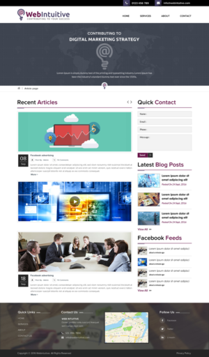 New Digital Marketing Company Needs Web Design | Web-Design von Sbss