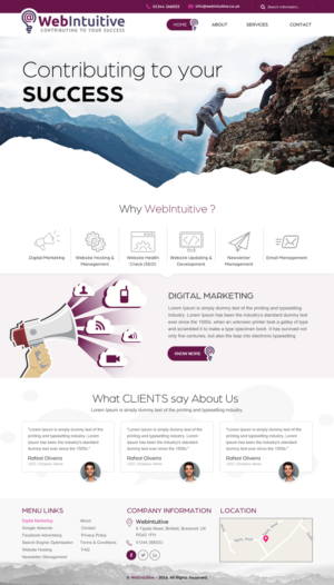 Web Design by rightway for WebIntuitive | Design: #12013811