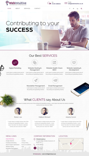 Web Design by rightway for WebIntuitive | Design: #12013819
