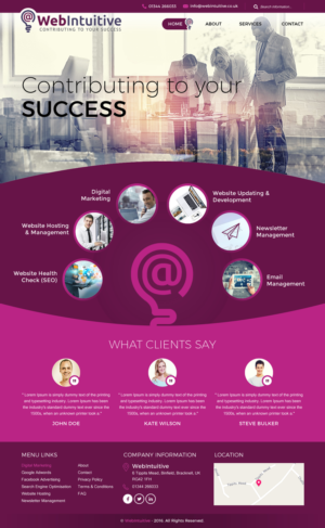 Web Design by rightway for WebIntuitive | Design: #12013829