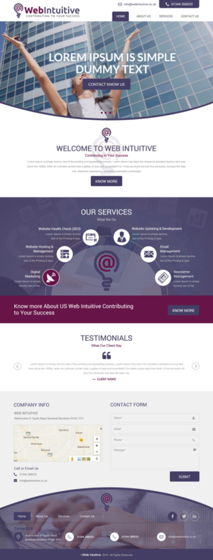 Web Design by rightway for WebIntuitive | Design: #12013863