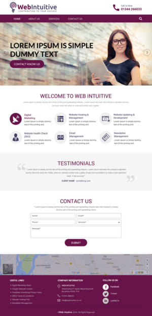 Web Design by rightway for WebIntuitive | Design: #12013868