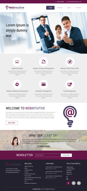 Web Design by rightway for WebIntuitive | Design: #12013987