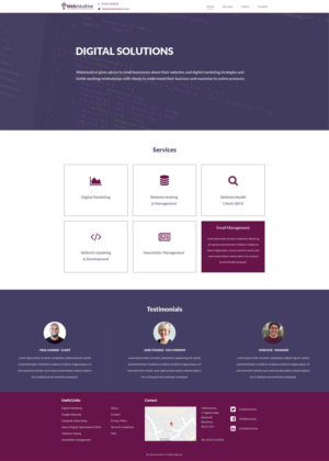 Web Design by m.soneji98 for WebIntuitive | Design #12055114