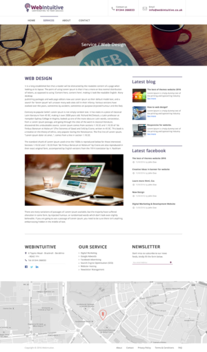 Web Design by hydesigner for WebIntuitive | Design #12067899