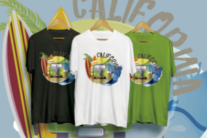 Indicator surf company tshirt design | T-shirt Design by RebecaParra